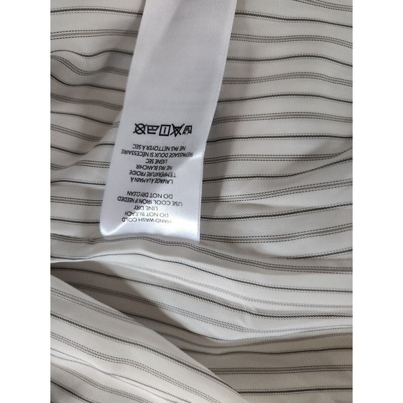 NWT By Anthropologie Nico Faux Leather Double Breasted Blazer Size XXS Ivory - Picture 8 of 9